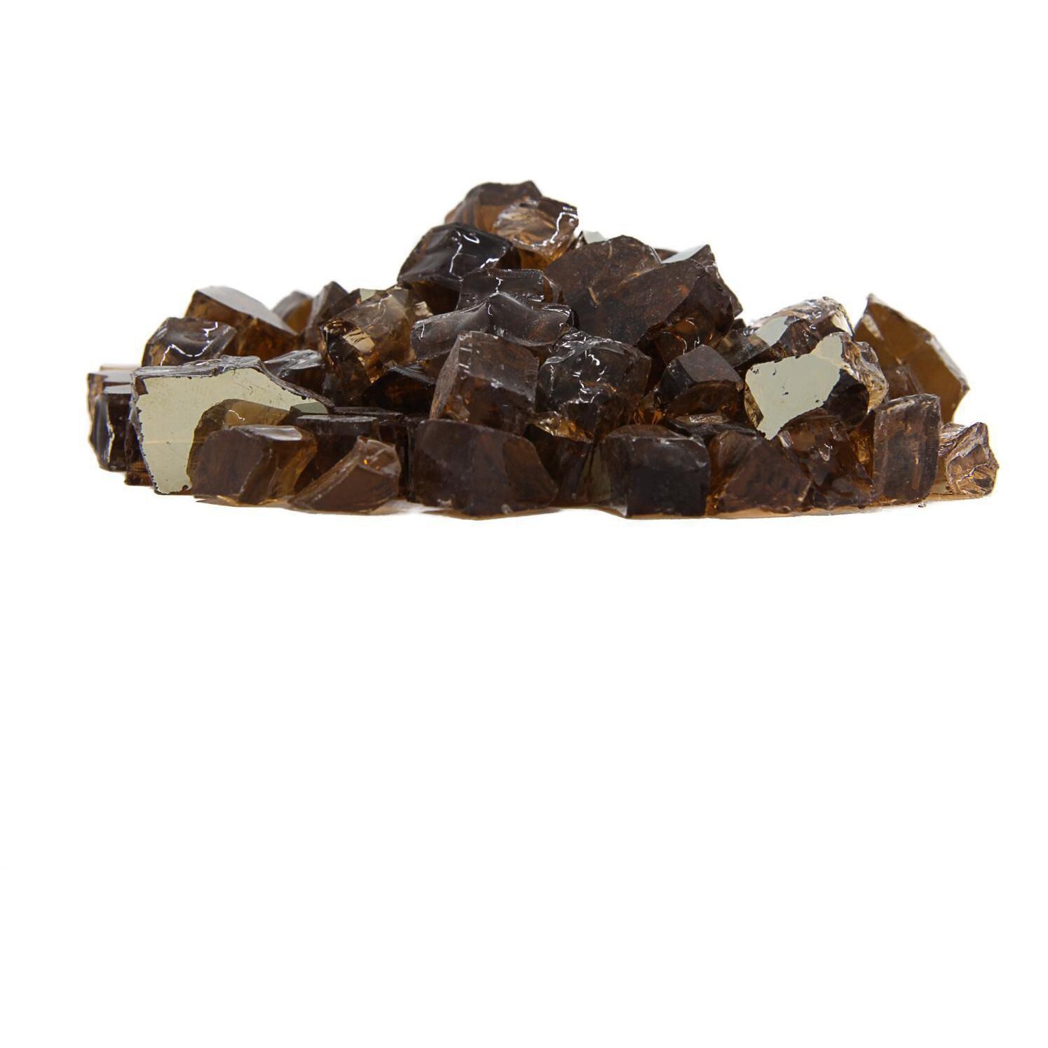 BBQGuys Signature Series 1/2-Inch Roman Bronze Reflective Fire Glass thumbnail