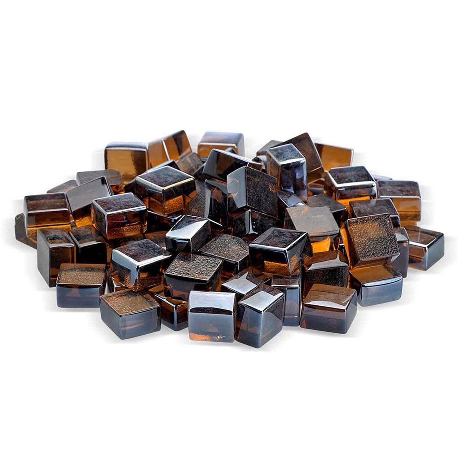 Warming Trends 1/2-in Copper Reflective Fire Glass Cubes-10 Lbs - White Background thumbnail