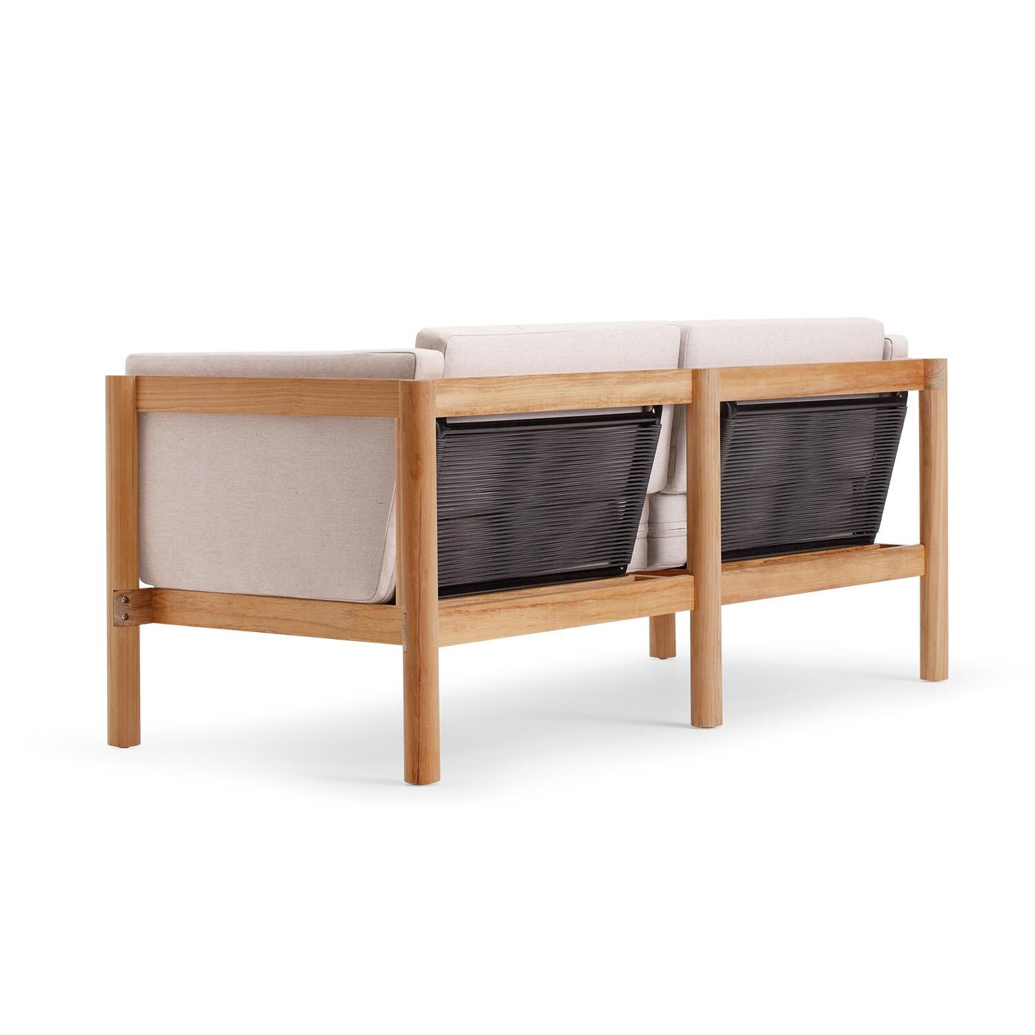 Neighbor LOVE1 - AS Loveseat W/ Sunbrella Cushion Arms - Rear View thumbnail