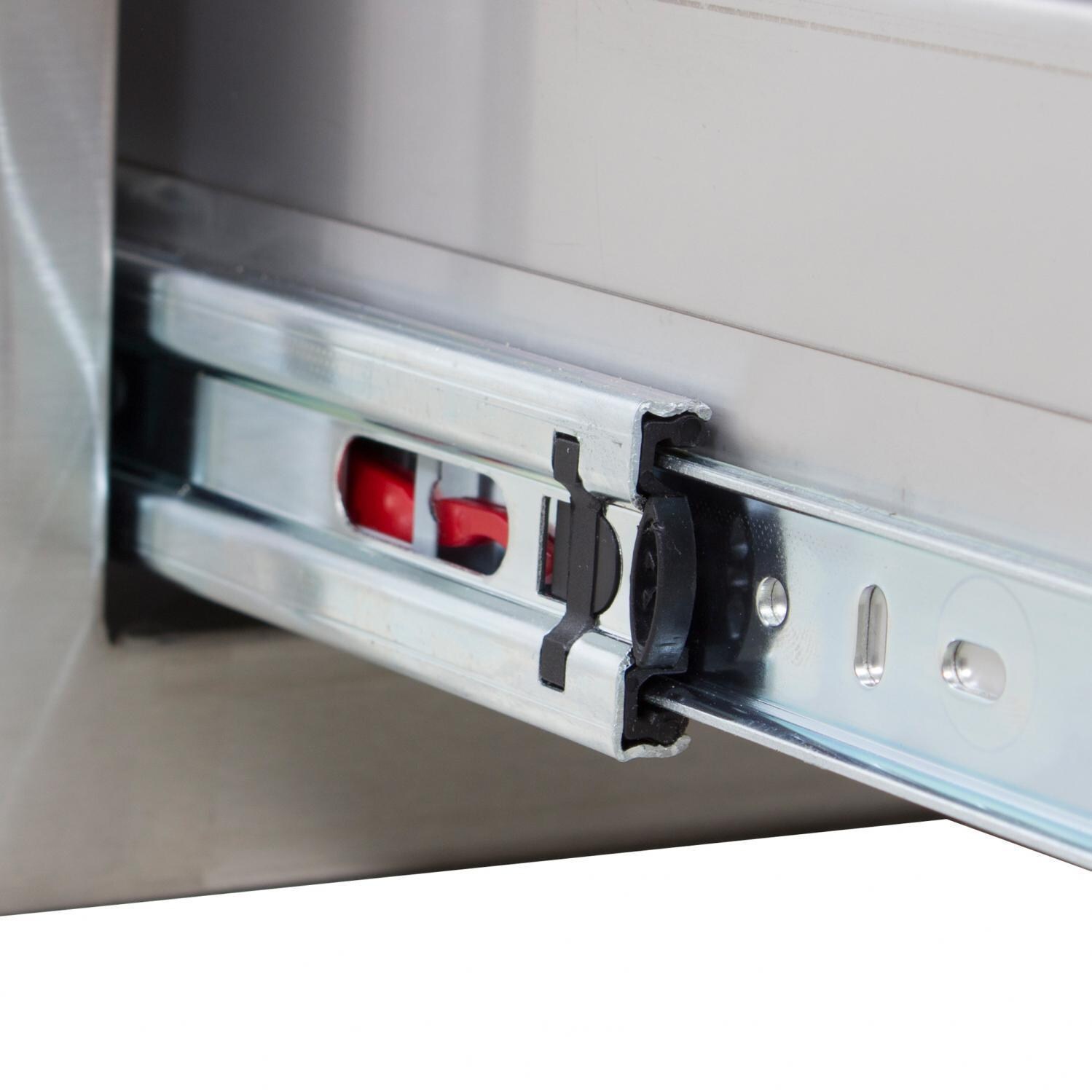 Blaze - BLZ-TRNW-DRW2 - 13-Inch Narrow Roll-Out Trash Bin - Heavy-Duty Drawer Tracks thumbnail