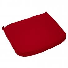 Sunbrella Canvas Jockey Red Outdoor Replacement Seat Cushion W/ Piping By UltimatePatio.com image