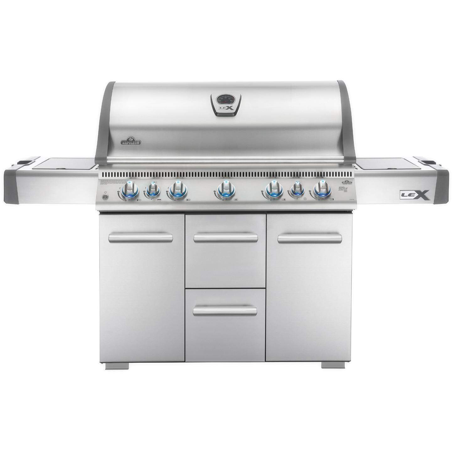 Napoleon LEX 730 Natural Gas Grill With Infrared Rear Burner, Sear Burner & Side Burner