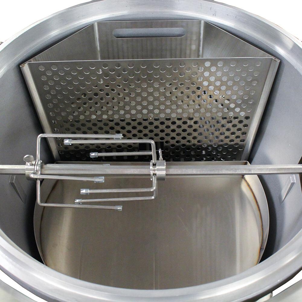 Blaze Kamado Easy Light Indirect Cooking System With Moisture Enhancing Pan - BLZ-KMDO-CBDRP