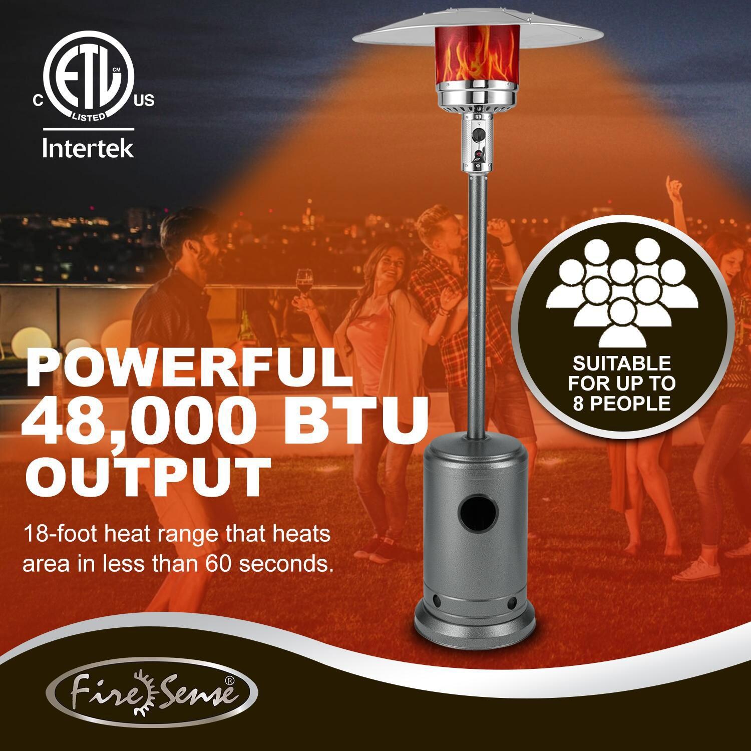 Ultimate Patio SC62555 Propane Commercial Patio Heater thumbnail