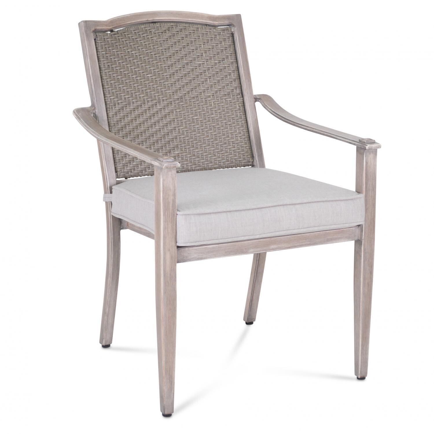 Plank & Hide Pelham 4 Piece Cast Aluminum Patio Dining Arm ...