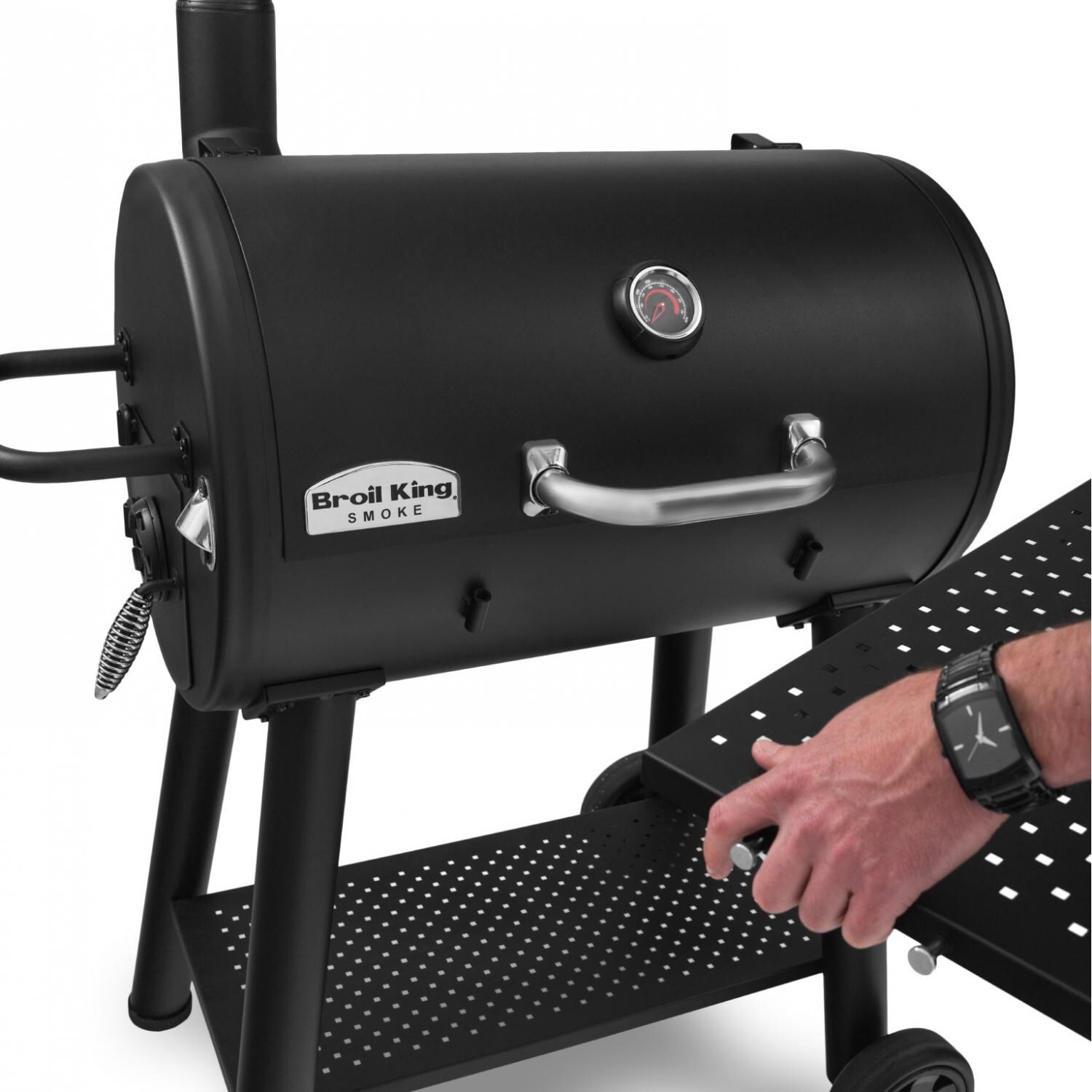 Broil King Smoke Charcoal Smoker With Shelf thumbnail
