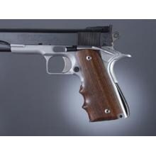 Hogue Wood Grips - Pau Ferro, Colt Government W/ Finger Grooves