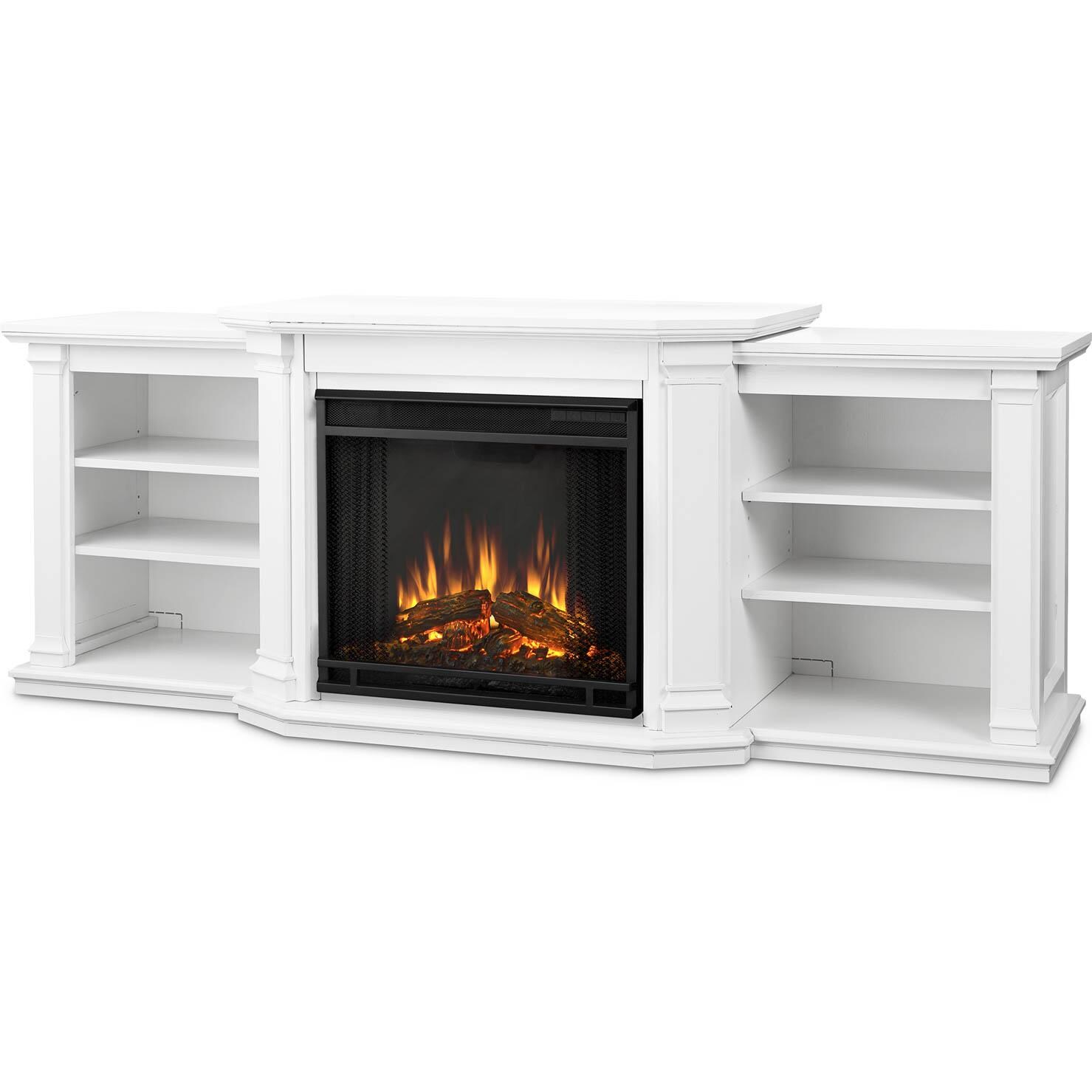 Real Flame Valmont 75 Inch Electric Fireplace Entertainment Center Real Flame Valmont 75 Inch Electric Fireplace Entertainment Center White 7930e W Gas Log Guys