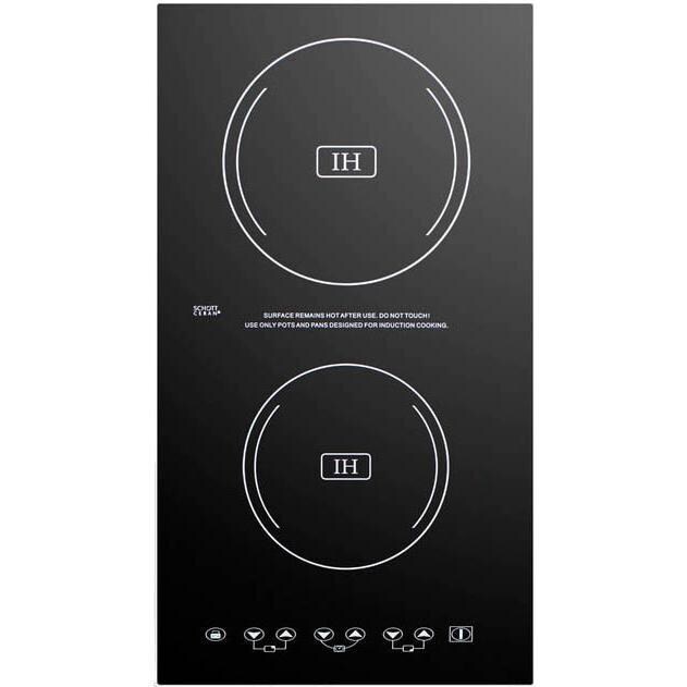 Summit 11-Inch 2-Burner Built-In Induction Cooktop - Black - SINC2220 thumbnail