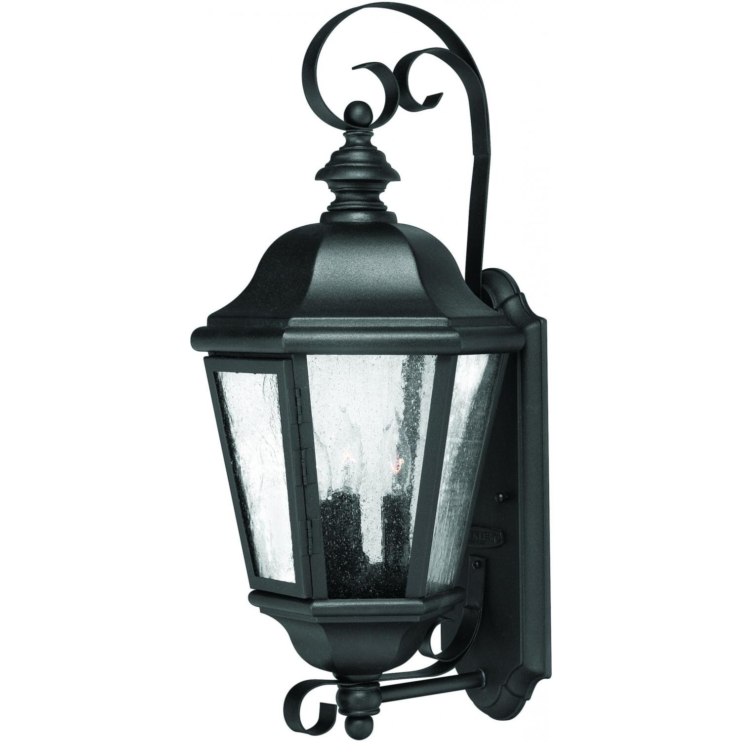 Hinkley Lighting Edgewater Three Light 21-Inch Outdoor Wall Light - Black - 1670BK
