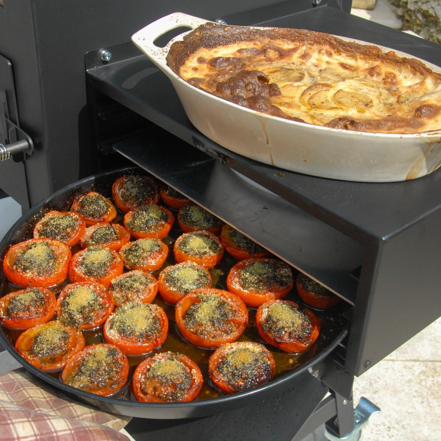 L'Art Du Jardin Le Boulanger Wood Burning Outdoor Pizza Oven - Warming Box thumbnail