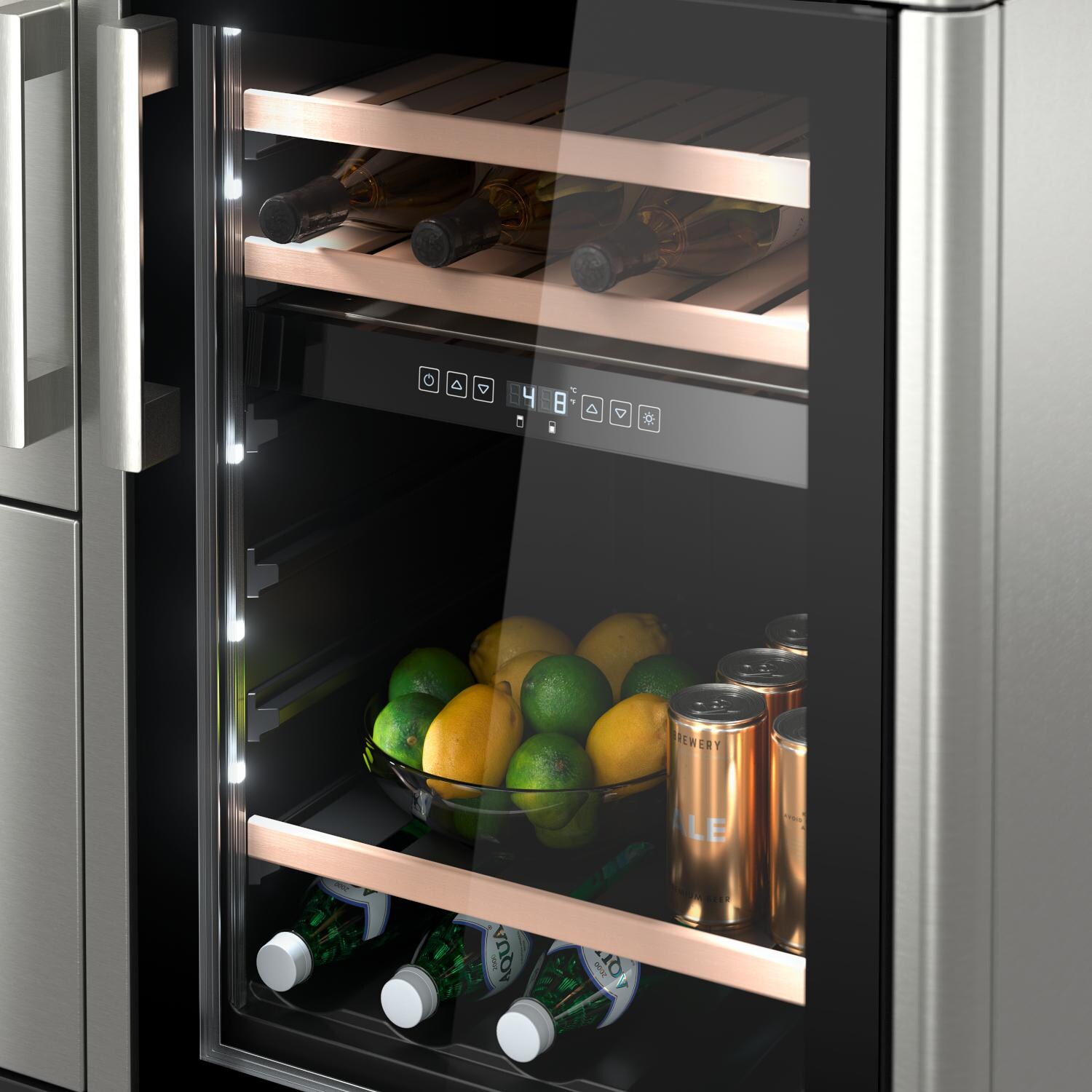 Dometic MoBar 550S Outdoor Mobile Bar w/ Dual Zone Refrigerator - Refrigerator thumbnail