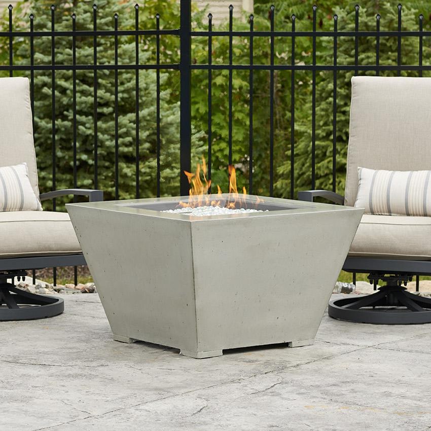 The Outdoor GreatRoom Company Cove Square Gas Fire Pit Bowl - Lifestyle thumbnail