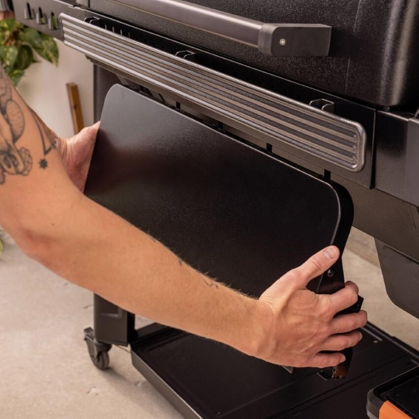 Traeger BAC760 P.A.L. Pop and Lock Front Shelf Small - Easy to Attach - Lifestyle thumbnail