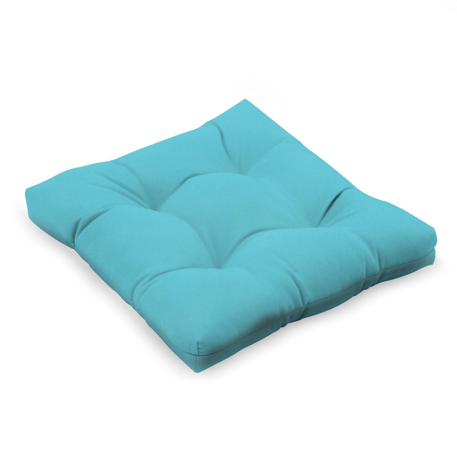 Sunbrella Canvas Aruba Small Outdoor Replacement Seat Cushion By UltimatePatio.com thumbnail