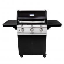 Saber Cast Black 500 32-Inch 3-Burner Infrared Propane Gas Grill - R50CC0617