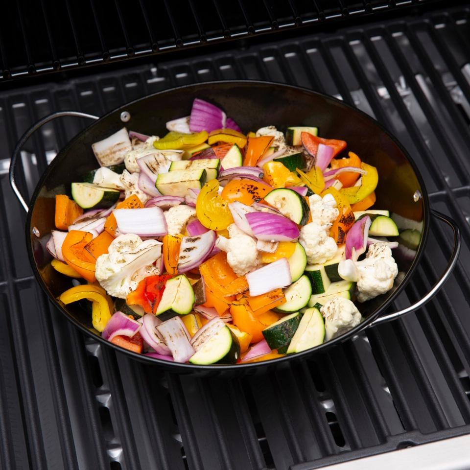 GrillPro Porcelain Deluxe Wok Grill Topper - 98130 - Cooking - Lifestyle thumbnail