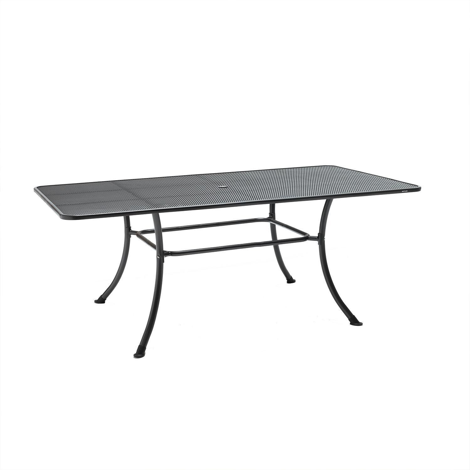 Caredo 7 Pc Steel Dining Set By KETTLER - Dining Table - White Background thumbnail