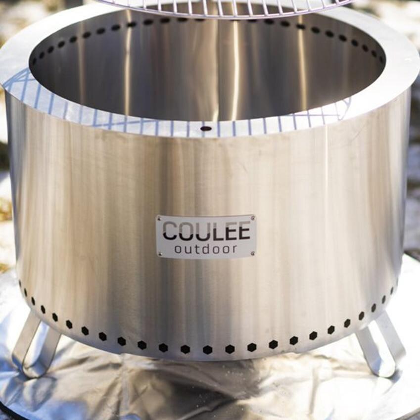 Coulee CCO-0025 Colorado XL Smokeless Portable Wood Burning Fire Pit - Fire Pit Detail thumbnail