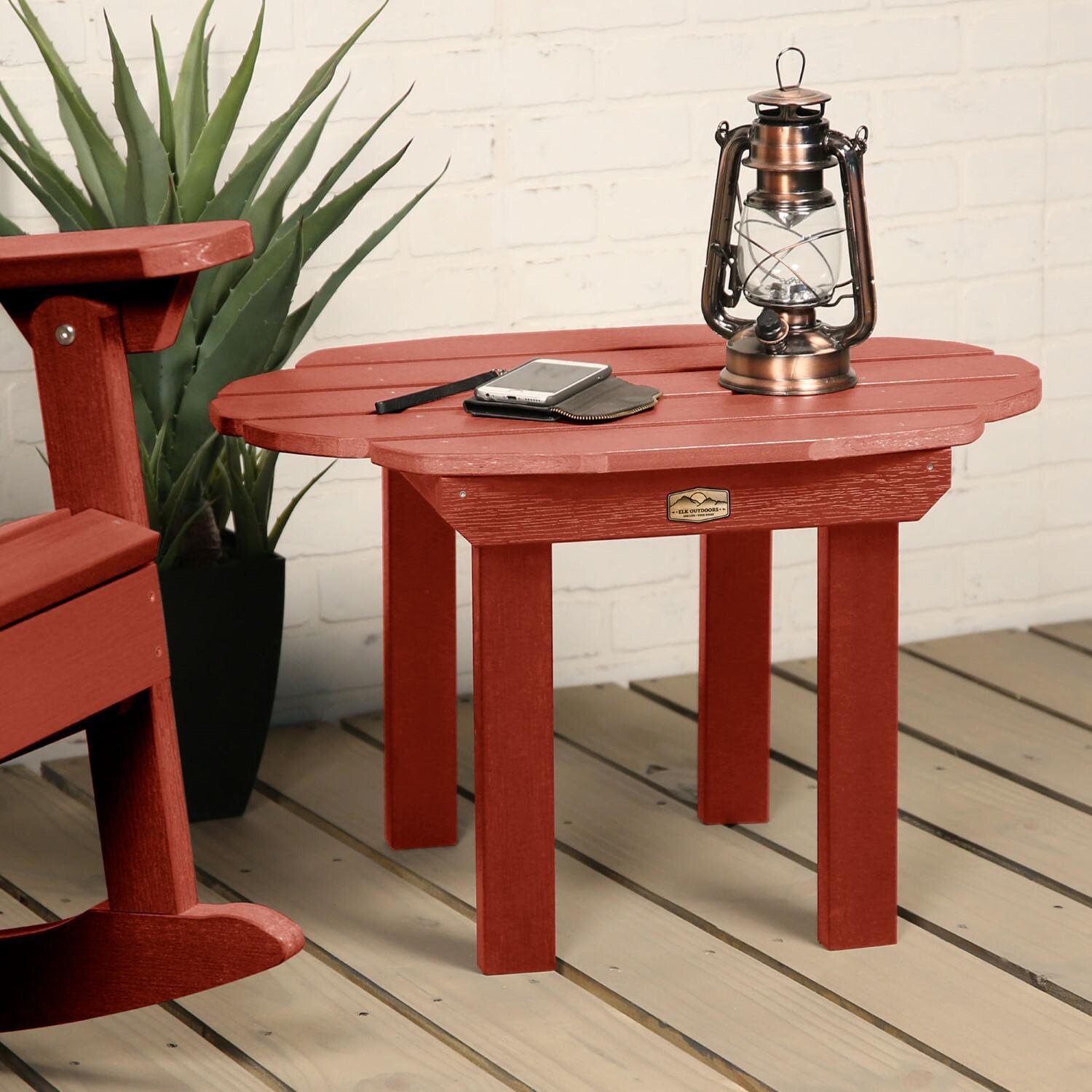 Lakeview The Charmville Side Table - Rustic Red - Porch thumbnail