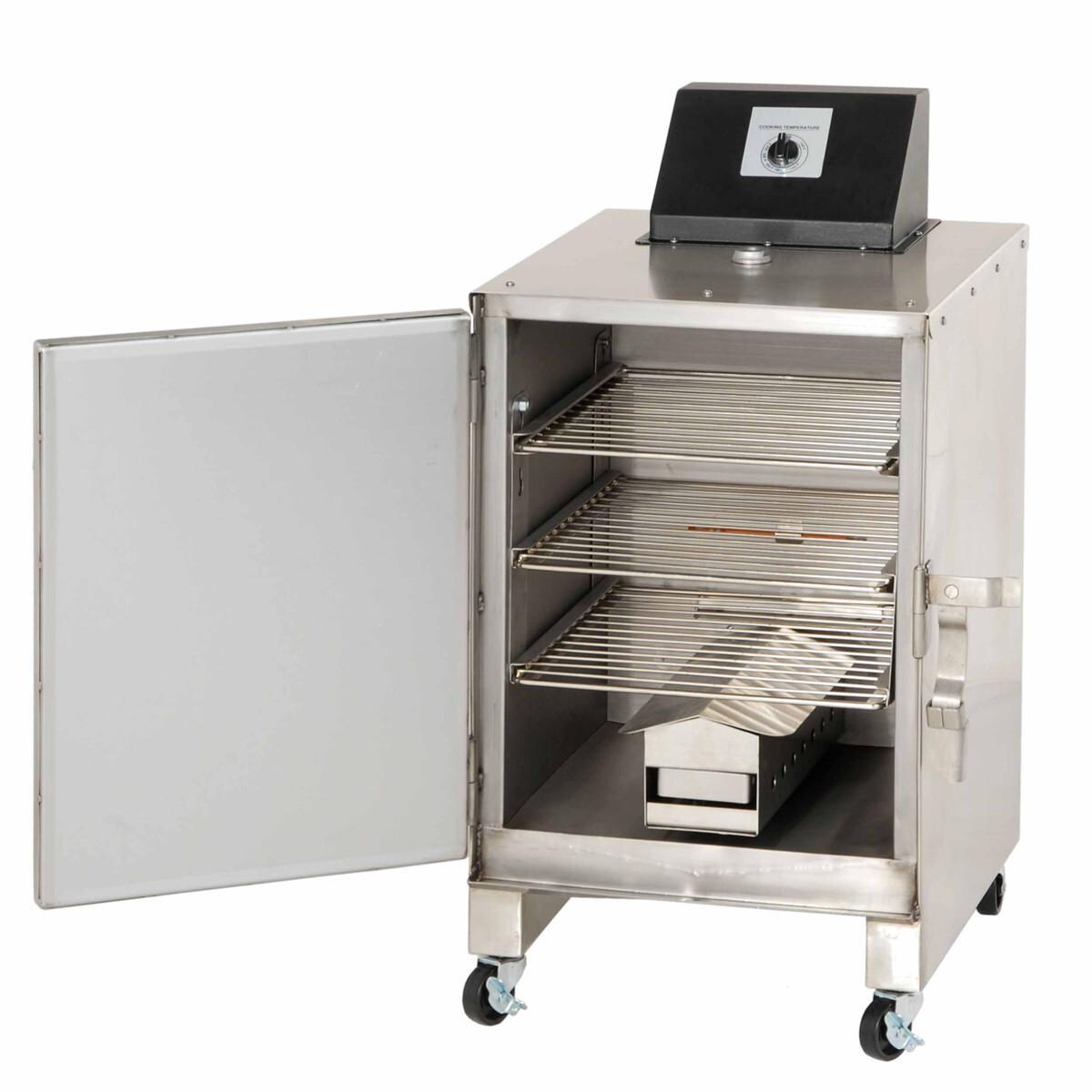 Cookshack SM009-2 Smokette Original Electric Smoker - Open View thumbnail