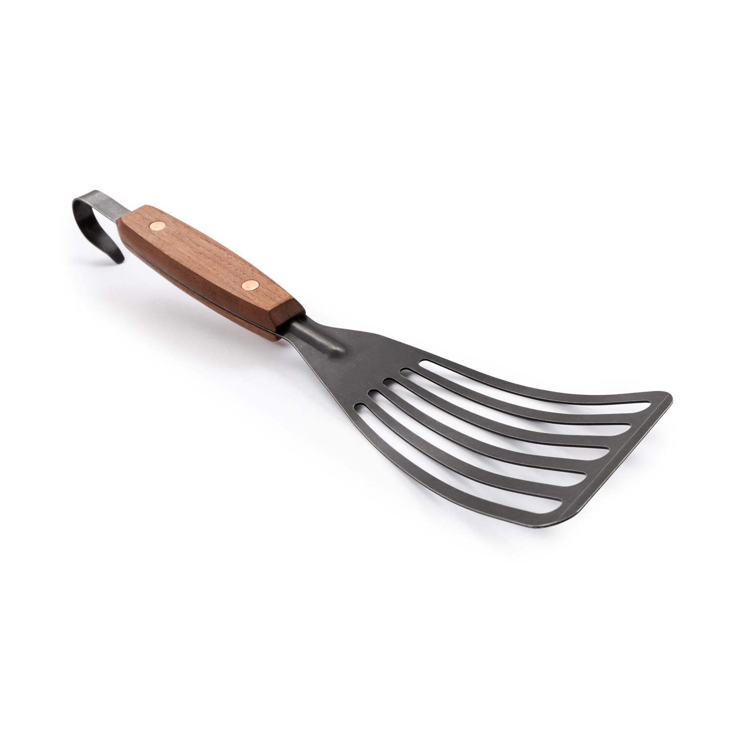 Barebones Living CKW-467 Cowboy Grill Fish Spatula - Angled View thumbnail