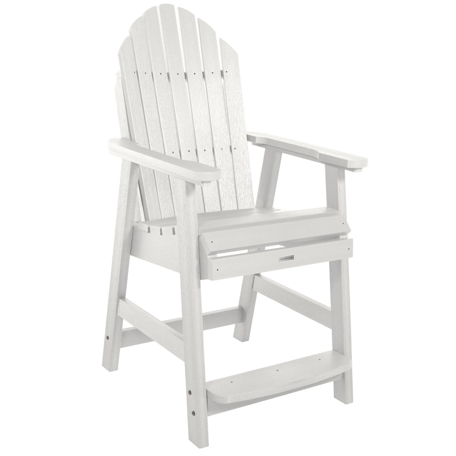 Dream Bay Counter Deck Chair in White by Lakeview Outdoor Designs - White Background thumbnail