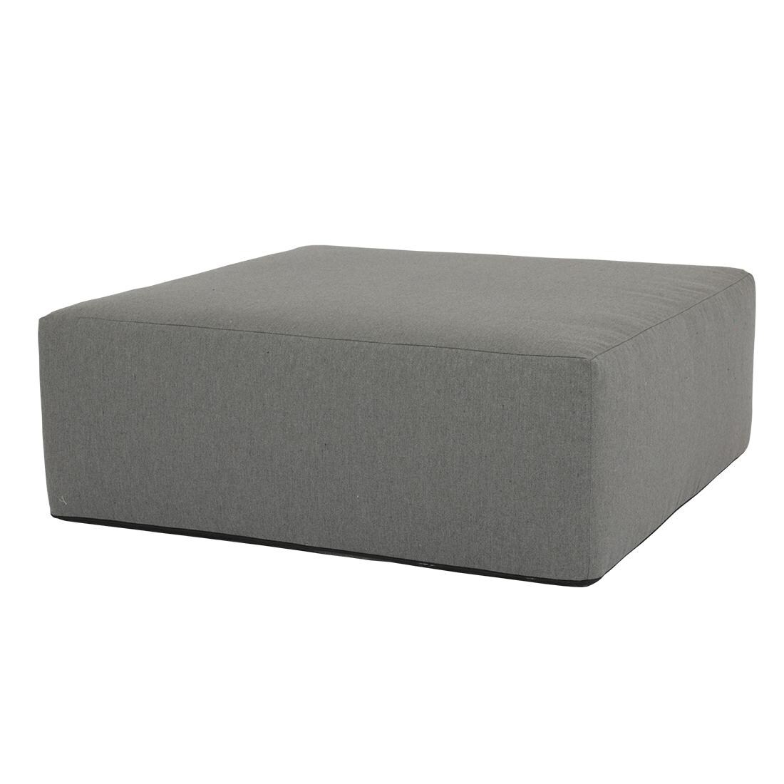 Bazaar 48 Inch Square Pouf Ottoman in Heritage Granite by Sunset West
