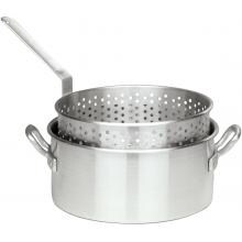 Bayou Classic Pots With Basket 10 Quart Aluminum Deep Fry Pot With Basket image