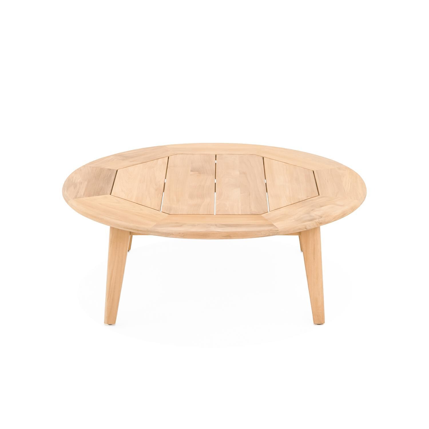 Teak + Table Oyster Bay Sectional 2 Piece Lounge Set in Carbon - Table Top - White Background thumbnail