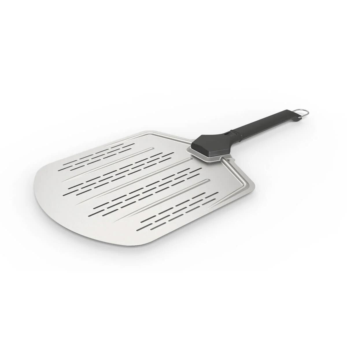 Witt 48651001 12-in Perforated Aluminum Pizza Peel - White Background thumbnail
