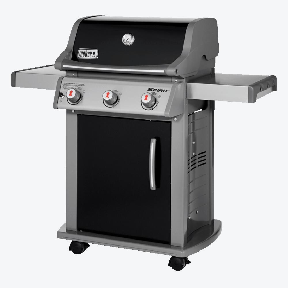 Weber - 46510001 - Spirit E-310 Freestanding Propane Gas Grill - Black - Angled Left thumbnail