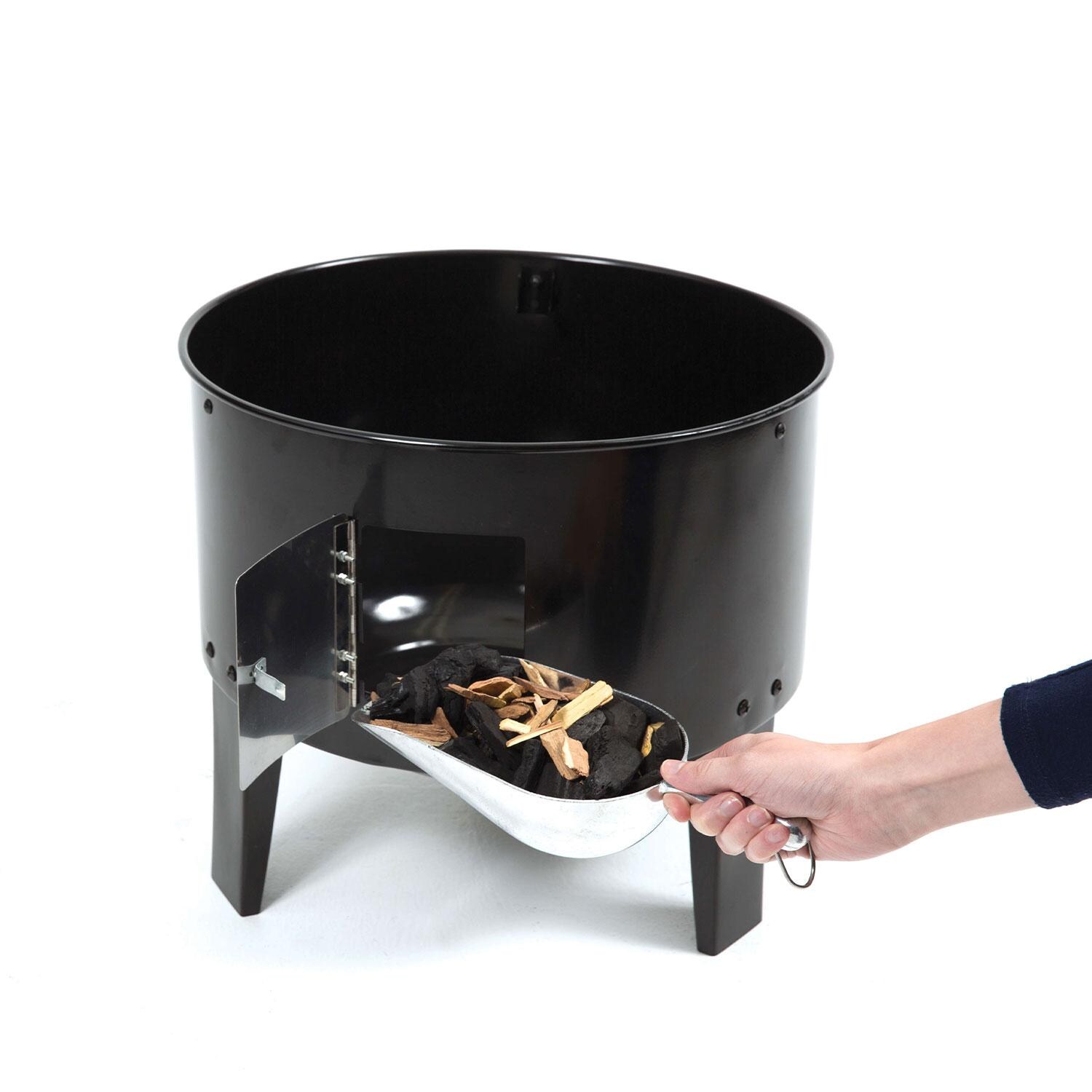 GrillPro 31816 Traditional Charcoal Smoker - Access Door for Charcoal - Detail thumbnail