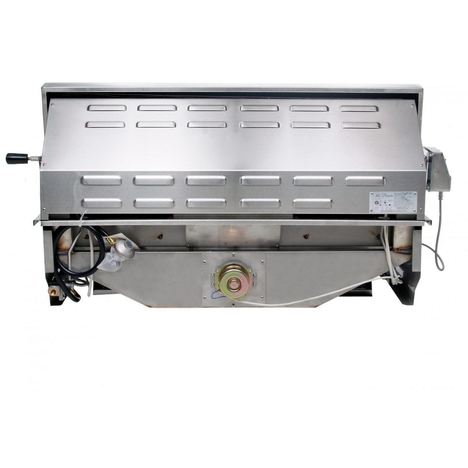 Cal Flame 5 Burner Convection Built In Gas Grill - Back View thumbnail