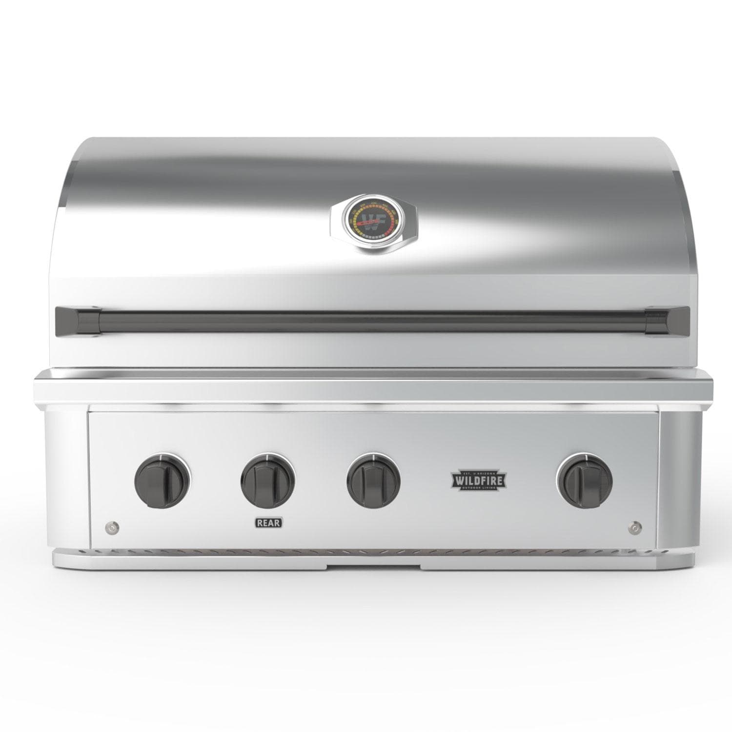 Wildfire Outdoor Living Wildfire Ranch Pro 36-in 3 Burner 304 SS Propane Grill w/ Chrome Black Handle & Knobs - WFPRO36G-SS-LP + H36-CB + KB4-CB
