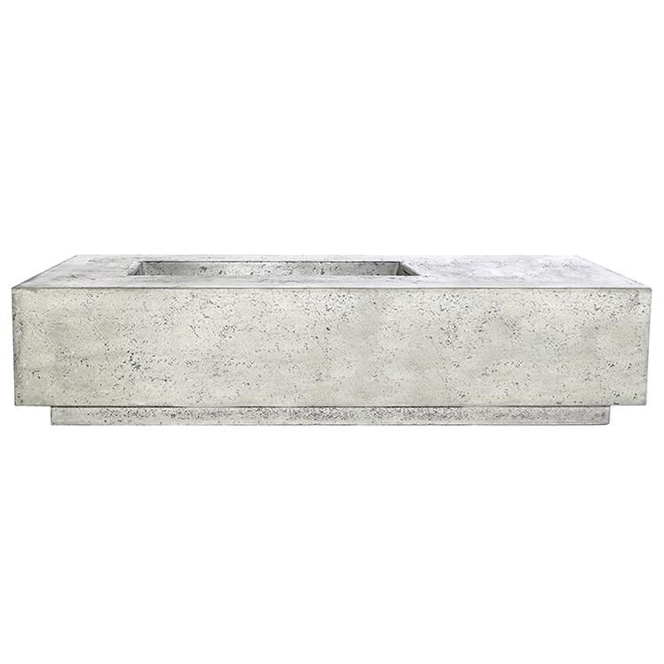 Prism Hardscapes Tavola 5 80-Inch Propane Gas Rectangular Fire Pit Table - Natural - PH-409-3LP image