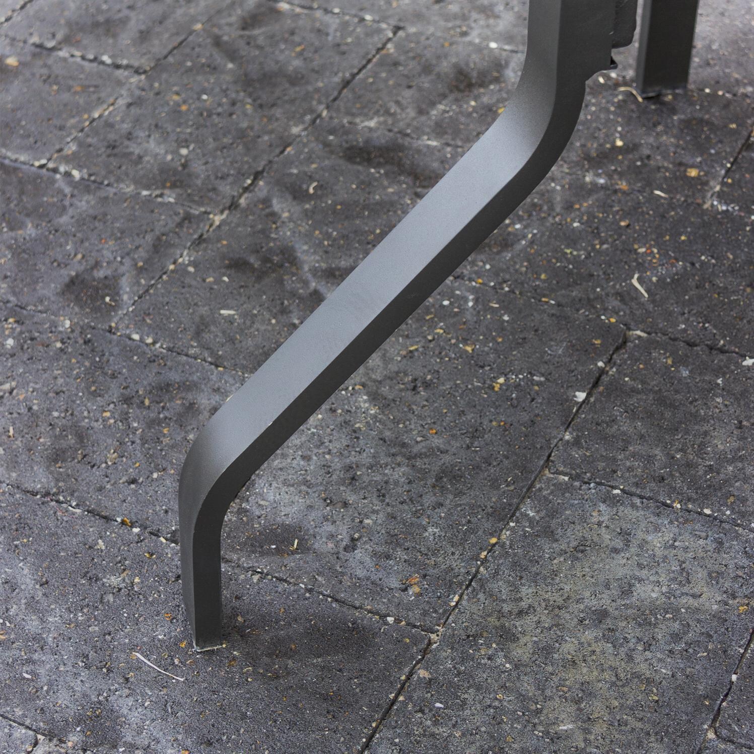 Audubon 72x42 Inch Aluminum Patio Dining Table By Lakeview Outdoor Designs - Leg Detail thumbnail