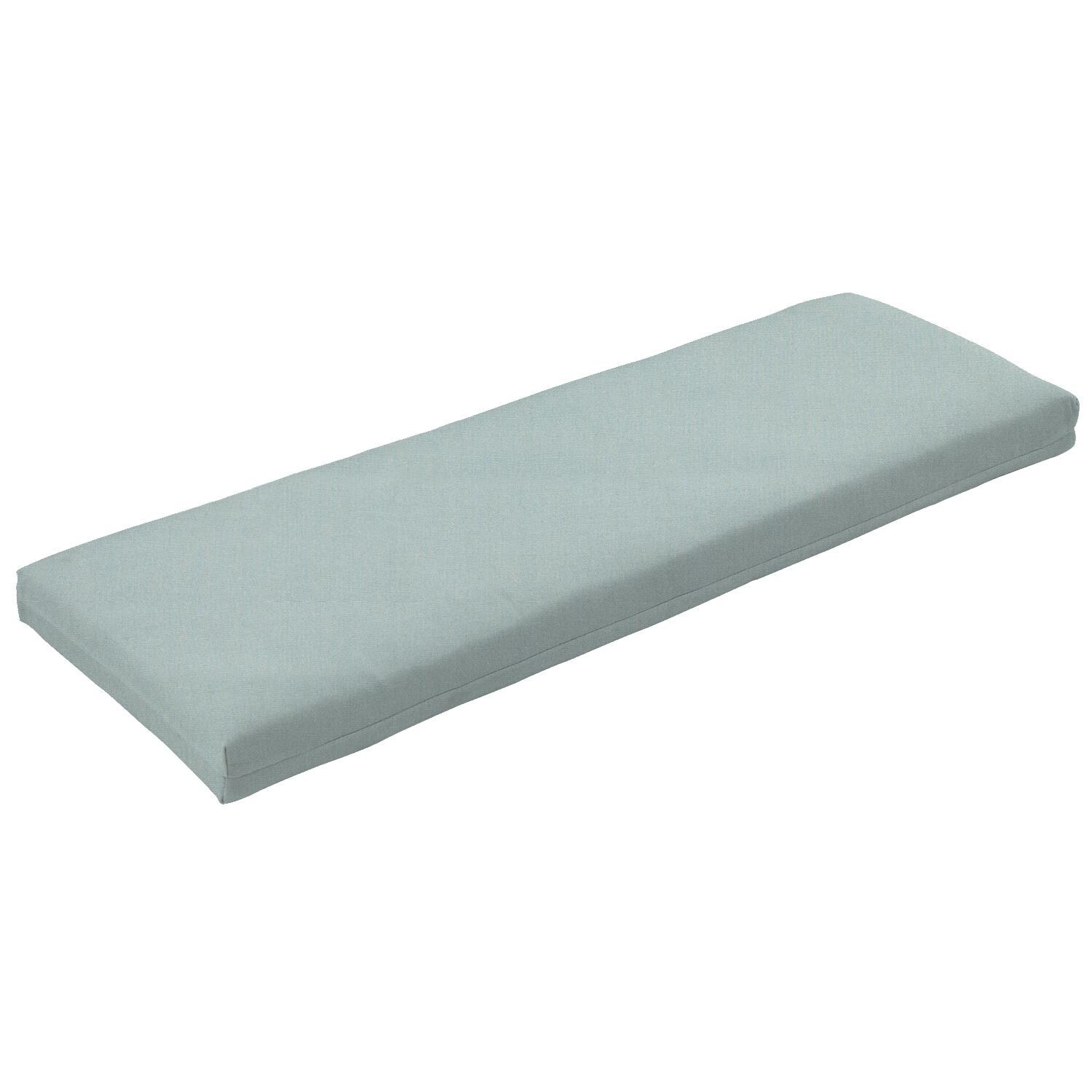 Sunbrella Canvas Spa Medium Outdoor Replacement Bench Cushion W/ Knife Edge By UltimatePatio.com thumbnail