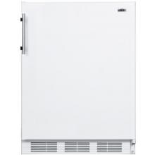 Summit 24-Inch 5.5 Cu. Ft. Freestanding Compact Refrigerator - White - FF61 image