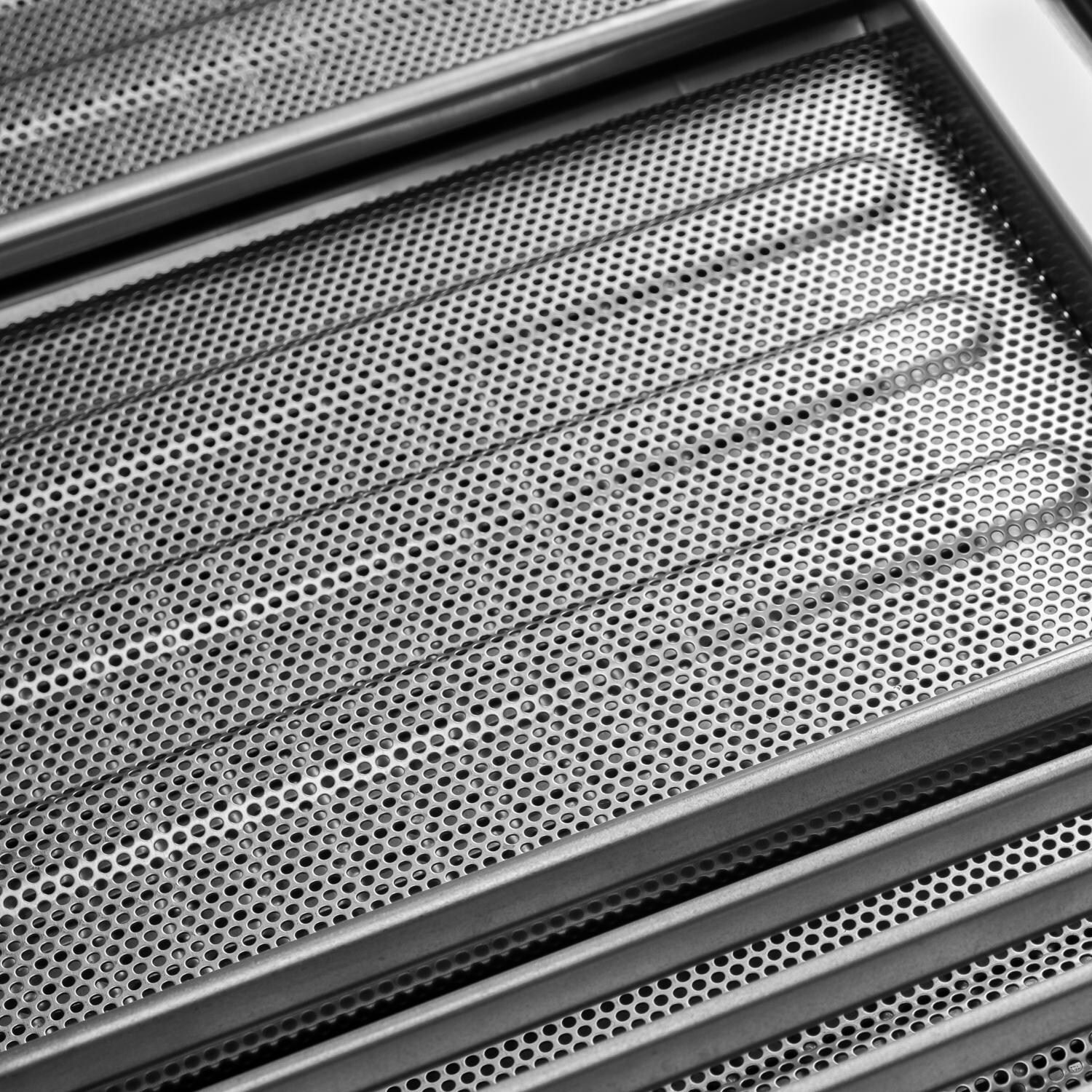 Blaze - BLZ-SGFT-316 (5) - Marine Grade Perforated Flame Tamer Set For Premium LTE & Traditional 40-Inch 5-Burner Gas Grills - Closeup In Grill W/ Heat Zone Separators thumbnail