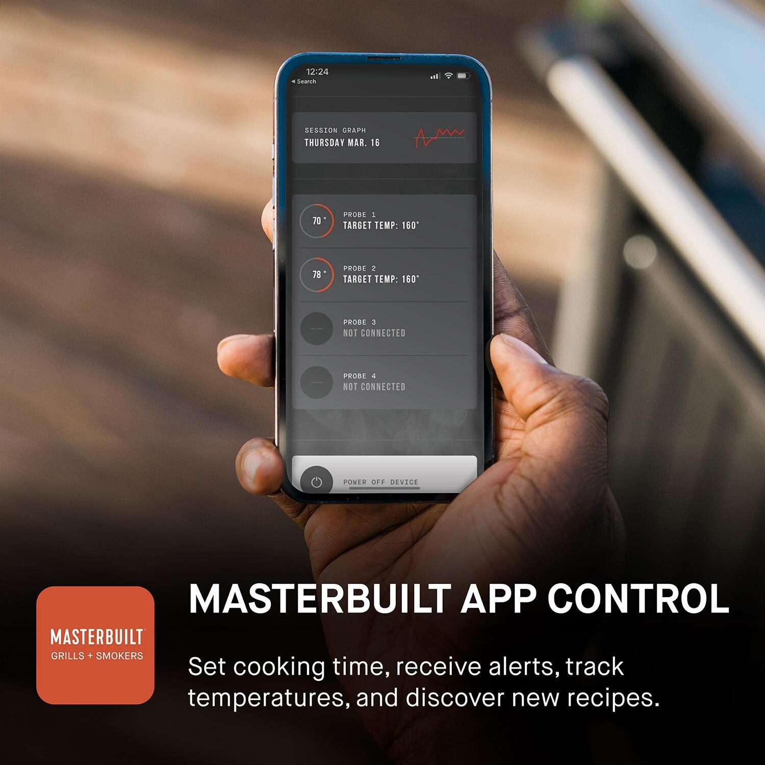 Masterbuilt MB20041223 Gravity Series XT Digital Charcoal Grill + Smoker - App - Detail thumbnail