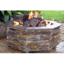 FireScapes The Virginian Octagonal Propane Fire Pit