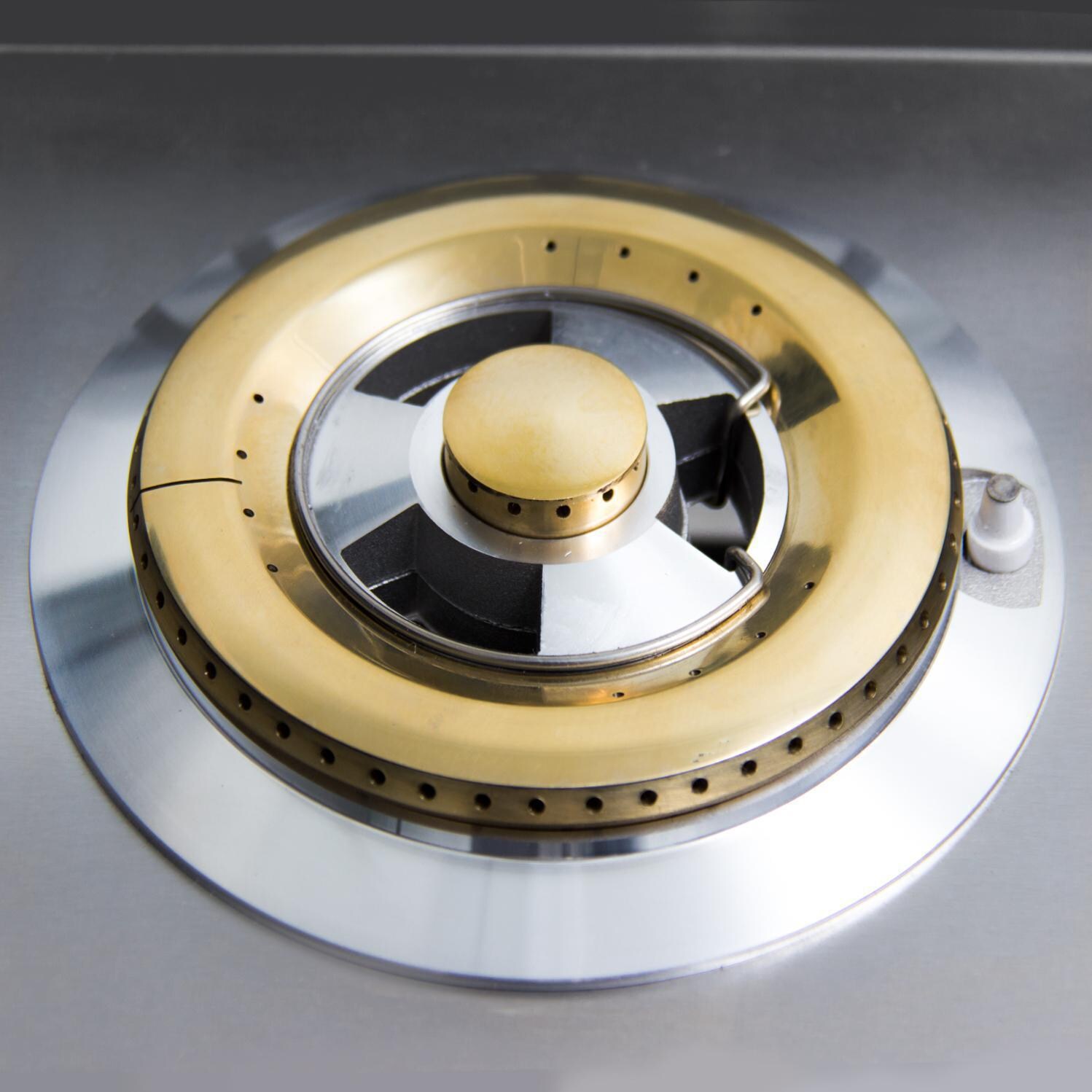 Blaze BLZ-SB2LTE-LP Premium LTE Built-In Propane Gas Stainless Steel Double Side Burner - Brass Plated Burner thumbnail