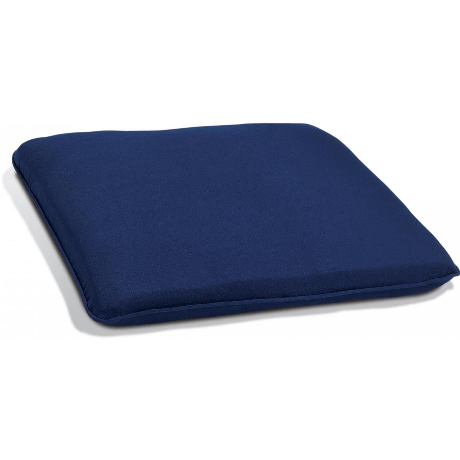 Sunbrella Canvas Navy 23Inch Backless Bench Cushion W/ Knife Edge By