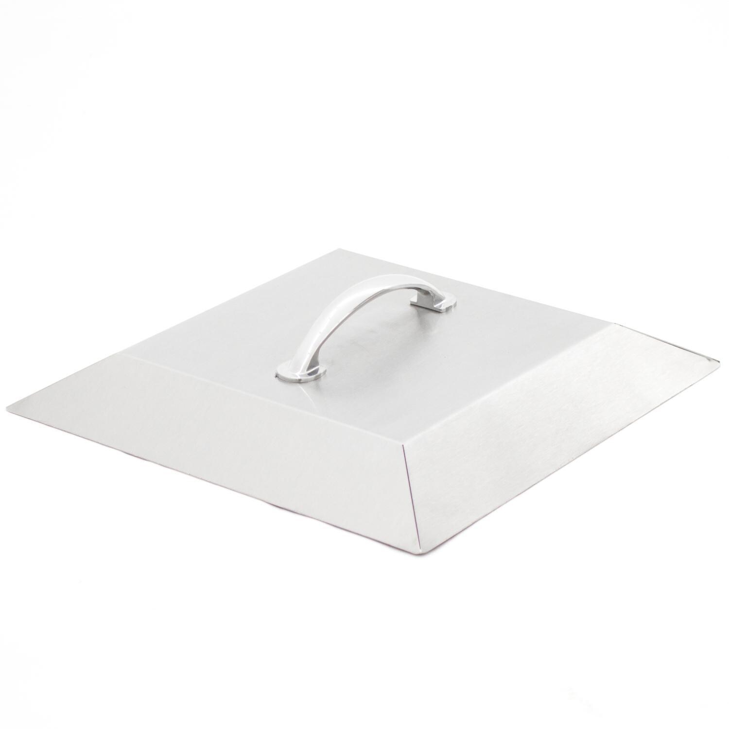 Blaze 29-Inch Square Stainless Steel Pellet Fire Pit - Lid thumbnail