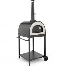 WPPO Deluxe 24-Inch Outdoor Wood-Fired Pizza Oven - Black - KU17BLK