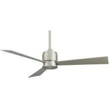 Fanimation Zonix 54 Inch Indoor Ceiling Fan - Brushed Nickel With Nickel Blades image