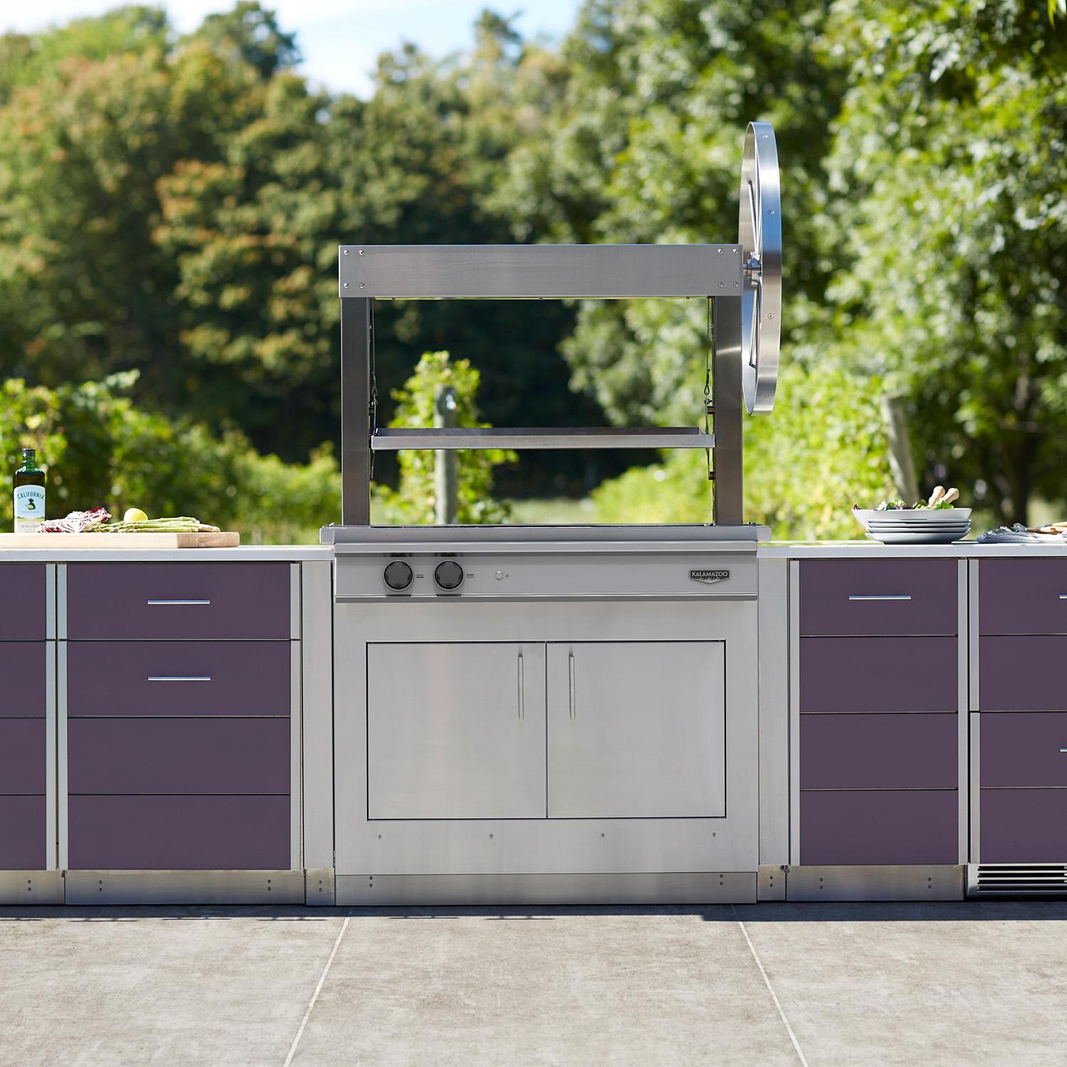 Kalamazoo K750GB Built-In Gaucho Grill - Natural Gas - Shown in Outdoor Kitchen thumbnail