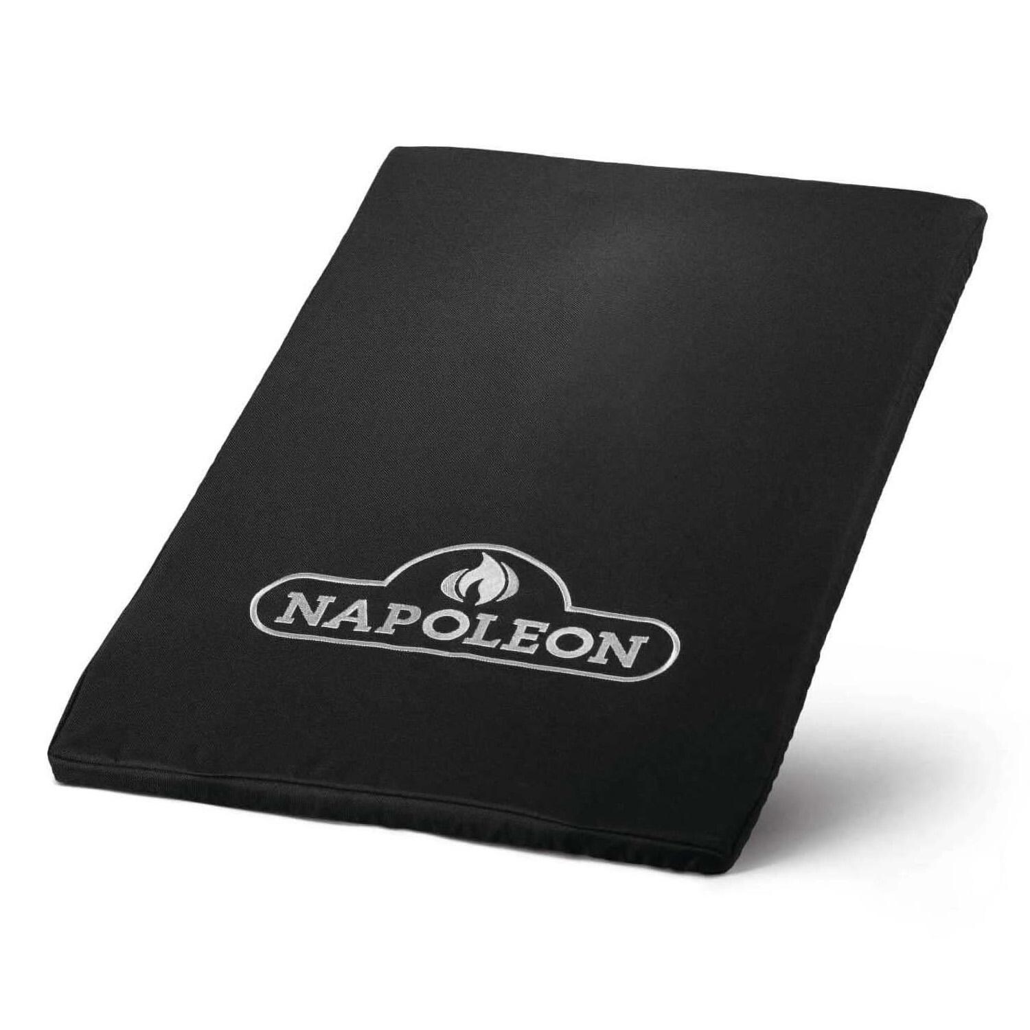 Napoleon 61812 12-in Built-in Side Burner Grill Cover - Angled View - White Background thumbnail