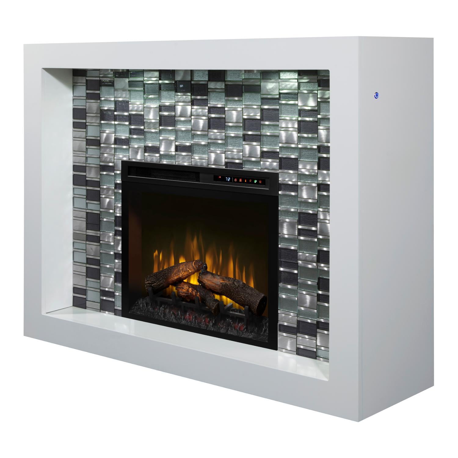 Dimplex GDS28L81944W Crystal 58Inch Electric Fireplace & Mantel